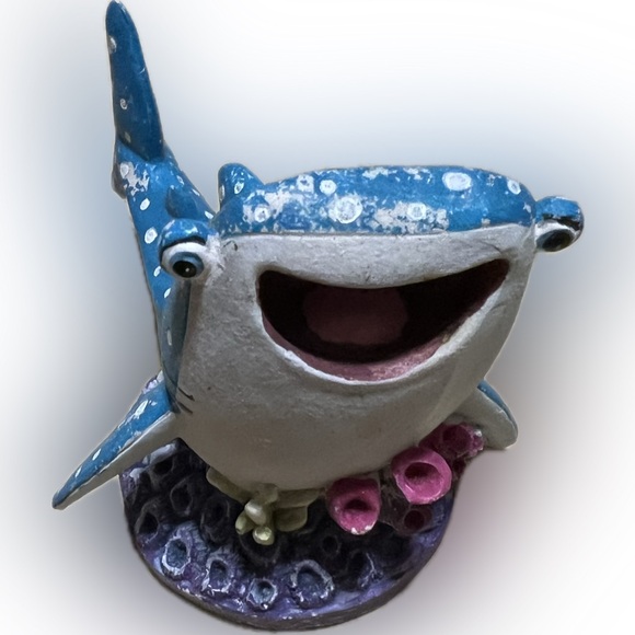 🍄Whale Shark Aquarium Fish Tank Resin Decor Ornament Ocean Sea Life - Picture 1 of 7